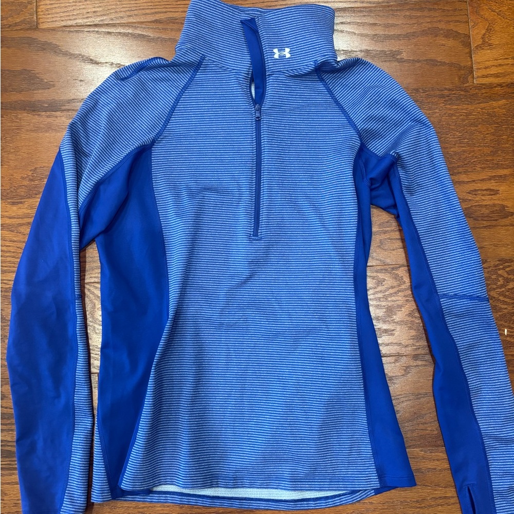 Under Armour Blue Striped Women's Top